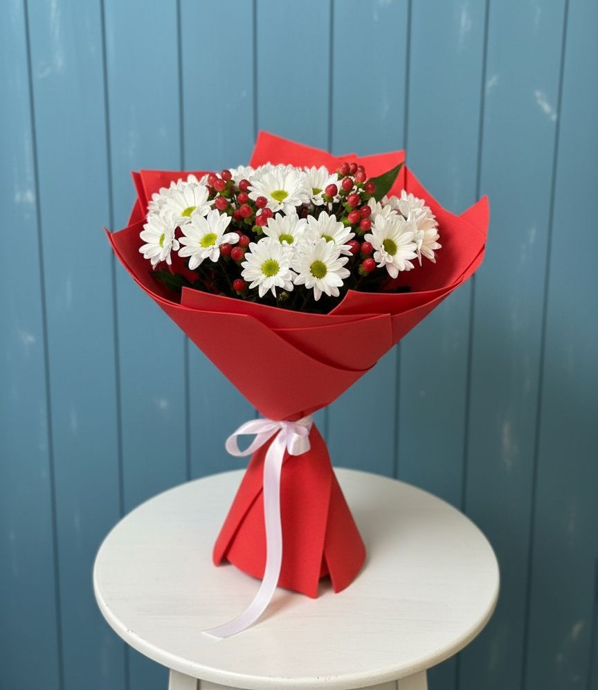 Букет цветов из: Хризантемы в Добрыниху