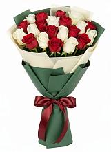 Букет Микс из красных и белых роз #REPLACE_PRED# Добрыниху