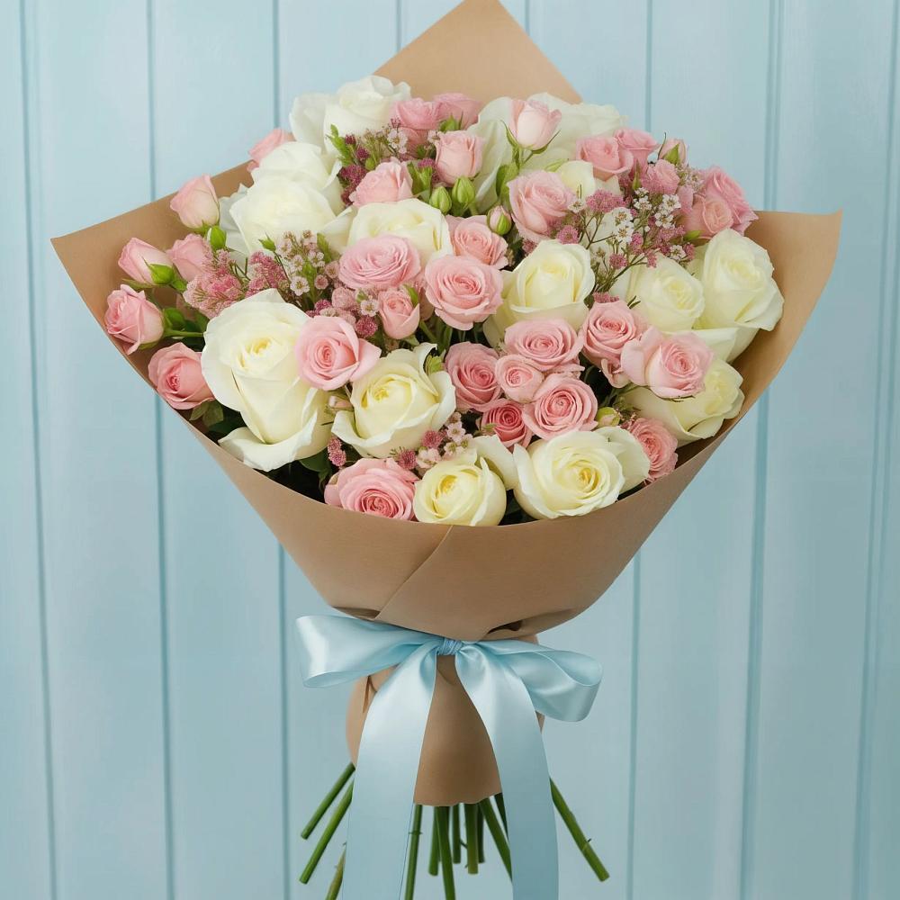 Букет цветов из: Розы в Добрыниху