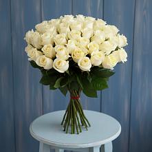 Букет 51 Белая роза Эдлесс Лав #REPLACE_PRED# Добрыниху