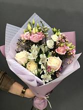 Букет цветов из:  Альстромерии, Розы и Лизиантусы #REPLACE_PRED# Добрыниху