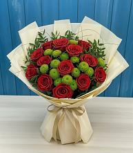 Букет цветов из:  Розы и Хризантемы в Добрыниху