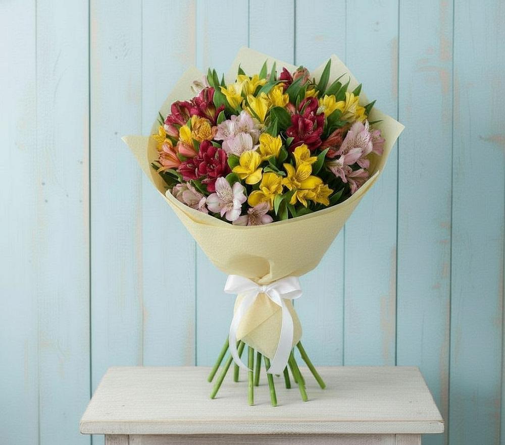 Букет цветов из: Альстромерии в Добрыниху