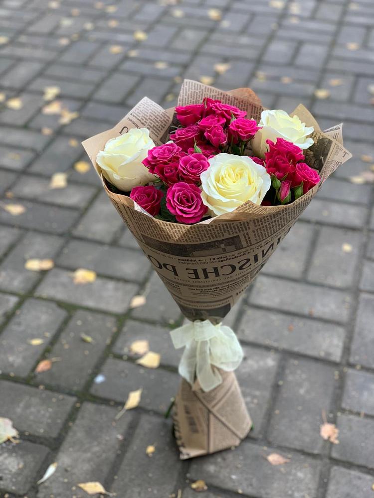 Букет цветов из: Розы в Добрыниху