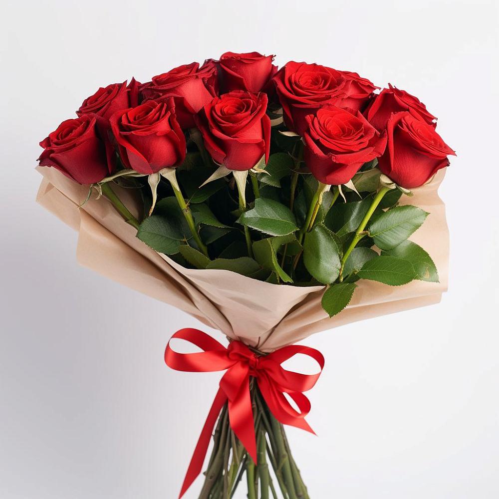 Букет 11 Красных роз Эдлесс Лав в Добрыниху