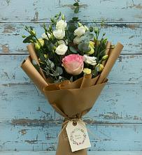 Букет цветов из:  Розы и Лизиантусы в Добрыниху