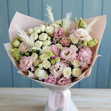 Букет цветов из:  Альстромерии и Розы #REPLACE_PRED# Добрыниху